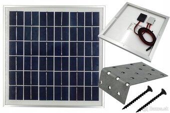 Elektrický ohradnik - oplotok vrátane batérie a panela - 2