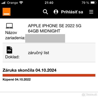 iPhone SE 2022 64GB - 2