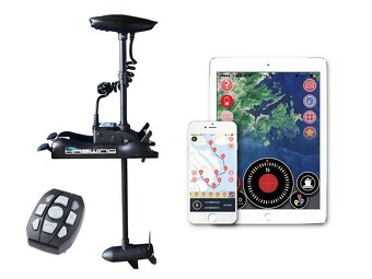 Predám nový elektromotor Haswing 55LB s GPS 12V - 2