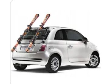 Nosič lyží na Fiat 500 - 2
