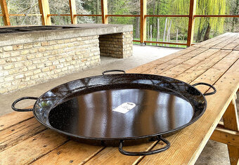 Smaltovaná panvica na 40 porcií, priemer 80 cm, NOVÁ + FA - 2