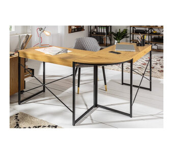 Písací stôl / PC stôl v tvare L (rohový stôl) - 2