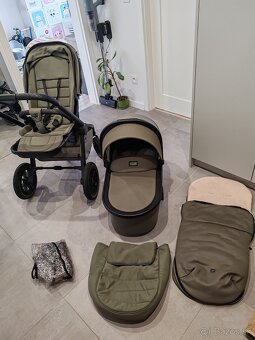 Kočík moon resea+, moss green - 2