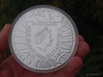 Stříbrná 10 oz investiční mince Český lev 2022 stand, 311gr. - 2