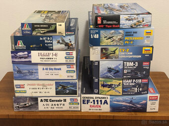 Plastikové modely lietadiel 1:48 - 2