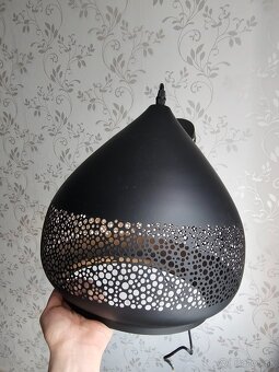 Boho industriálna lampa - 2