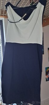 Modro-biele šaty - 2