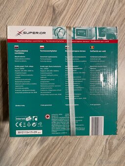 Teplovzdušný ventilátor - ohrievač - 2