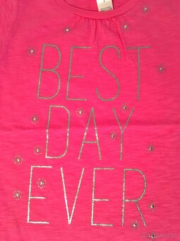 dievčenské tričká a šaty, velkosť 128 - 2