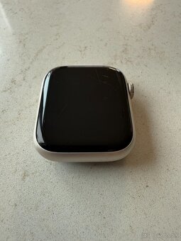apple watch 7, 45mm, silver - 2
