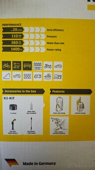 Predám nepoužitý tlakový čistič Karcher K2 Universal - 2