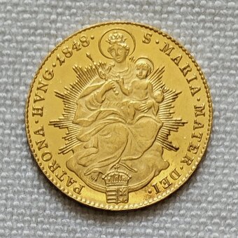 Zlatý dukát Ferdinanda I. /V. Dobrotivého, 1848 kb, TOP stav - 2