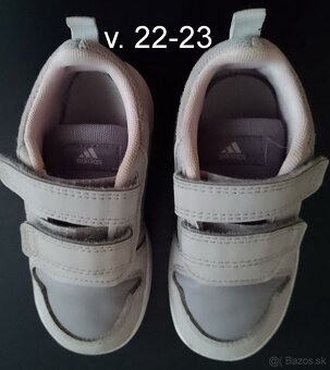 Detské botasky Adidas v.23 TOP stav,/+ ponožky a hrací slon - 2