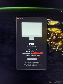 Apple iMac 24 M1 512GB/8GB RAM/ 10C GPU/8C CPU/ Ethernet bri - 2