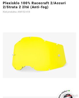 Motokrosové okuliare 100% - 2