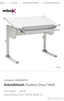 Výškovo nastaviteľný detský stôl - 2