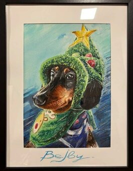 NOVÉ krásne AKVARELOVÉ maľby domácich miláčikov - 2