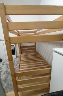 Pevná poschodová postell - 2
