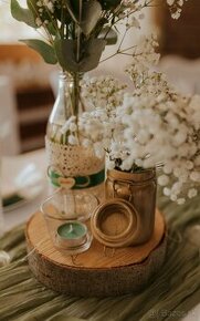 Handmade BOHO vázy : svadobná výzdoba - 2