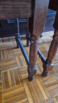 4 ks rustikálne jedálenské stoličky - 2