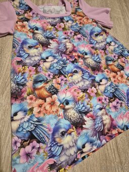 Krásne handmade šaty so šatkou - 2