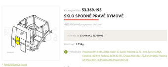Sklo/okno na Zetor - 2