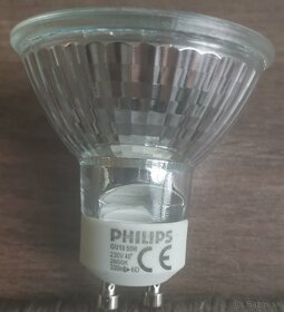 13ks Philips žiaroviek GU10, 50W a 35W 230V - 2
