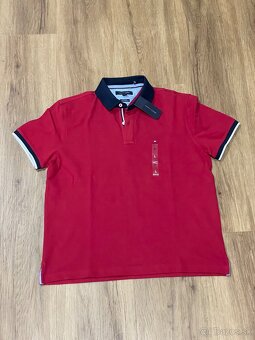 Pánska červená polokošeľa Tommy Hilfiger - 2