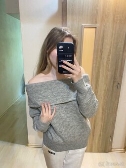 Off shoulder sveter H&M / veľkosť S - 2