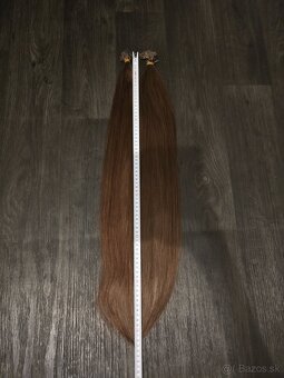 Ruské hnedé vlasy 72cm - 2