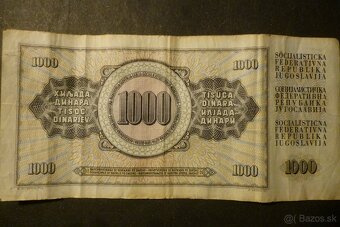 bankovka  Juhoslávia - 2
