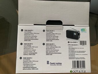 GoGEN DAB + FM rádio - 2