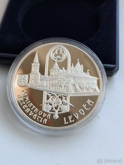 Strieborná minca - 20 euro - Levoča PROOF - 2
