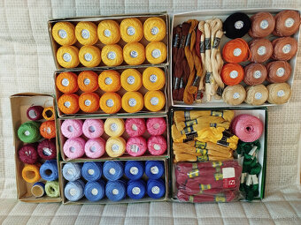 Bavlnky na vyšívenie 1 - 2