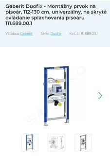 Geberit Duofix pre pisoár 111.689.00.1 - 2