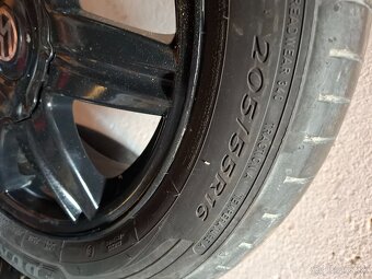 Alu disky + pneumatiky 205/55R16 - 2