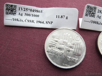 Staré mince 3ks ČSSR - 2