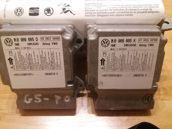 PYROPASY, RJ AIRBAGOV - VW GOLF 5 - 2