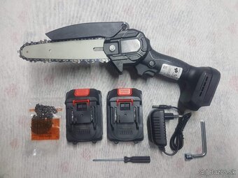Akumulátorová elektrická mini reťazová píla - 2