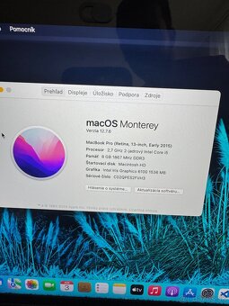 MacBook pro 2015 , 13,3 “ displej - 2