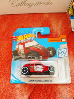 Hot wheels Volkswagen T2 , Volkswagen custom beetle 2x - 2
