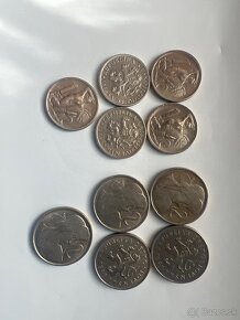 1 koruna a2 koruna ČSR 1946 a 1947, 8  spolu 10€ - 2