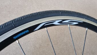 Kolesa na cestny bicykel Shimano + plaste Vittoria + kazeta - 2