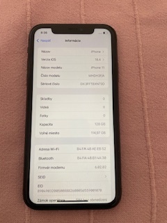 Krásny Iphone 11 128GB batéria 84 percent - 2
