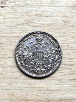 10 grajciar 1872 FrantisekJozef I. RU - 2