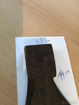 ZNAčENá STARá SEKERA 14CM - 2