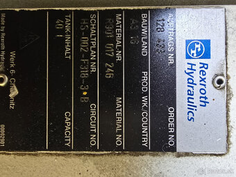 Hydraulická jednotka Rexroth - 2