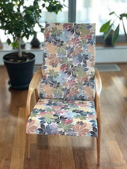 2x reštaurované retro kresielka – dizajnový skvost - 2