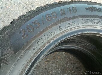 Predám 2ks Zimné Pneumatiky 205/60 R16 - 2