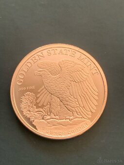 Medená investičná minca Liberty - 2